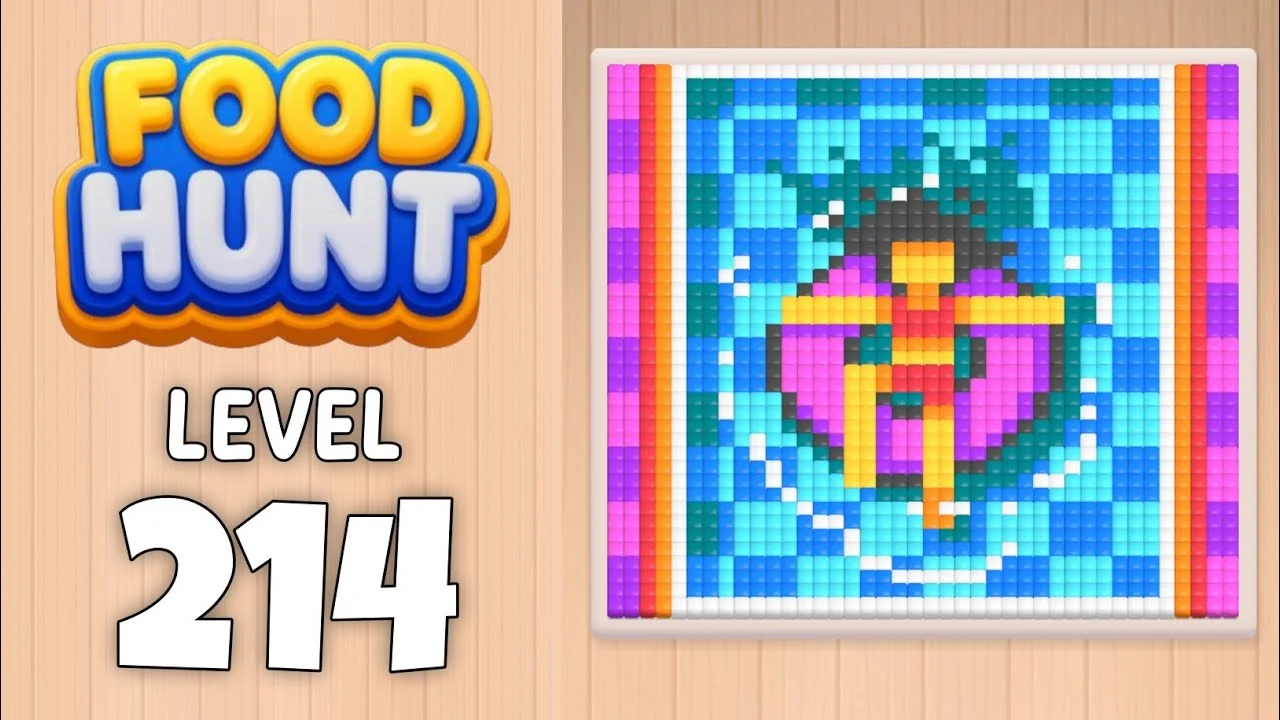 Food Hunt Level 214 board layout