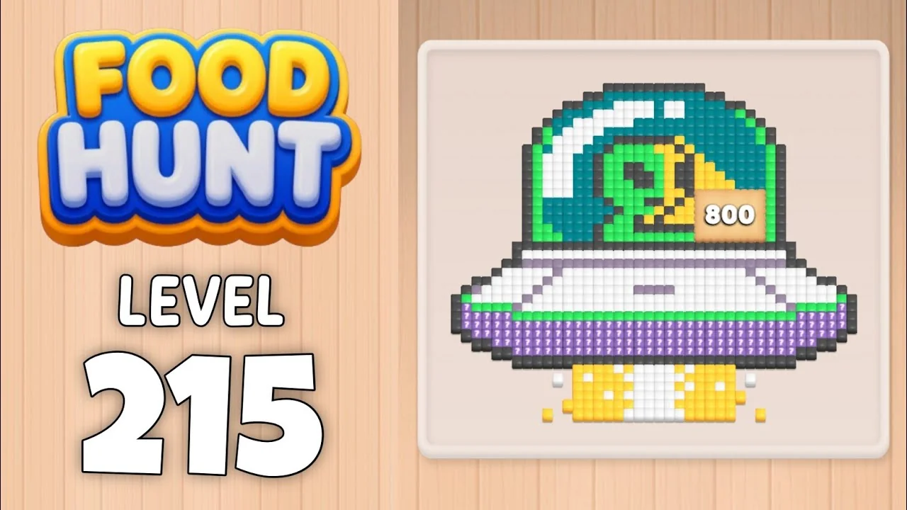 Food Hunt Level 215 board layout