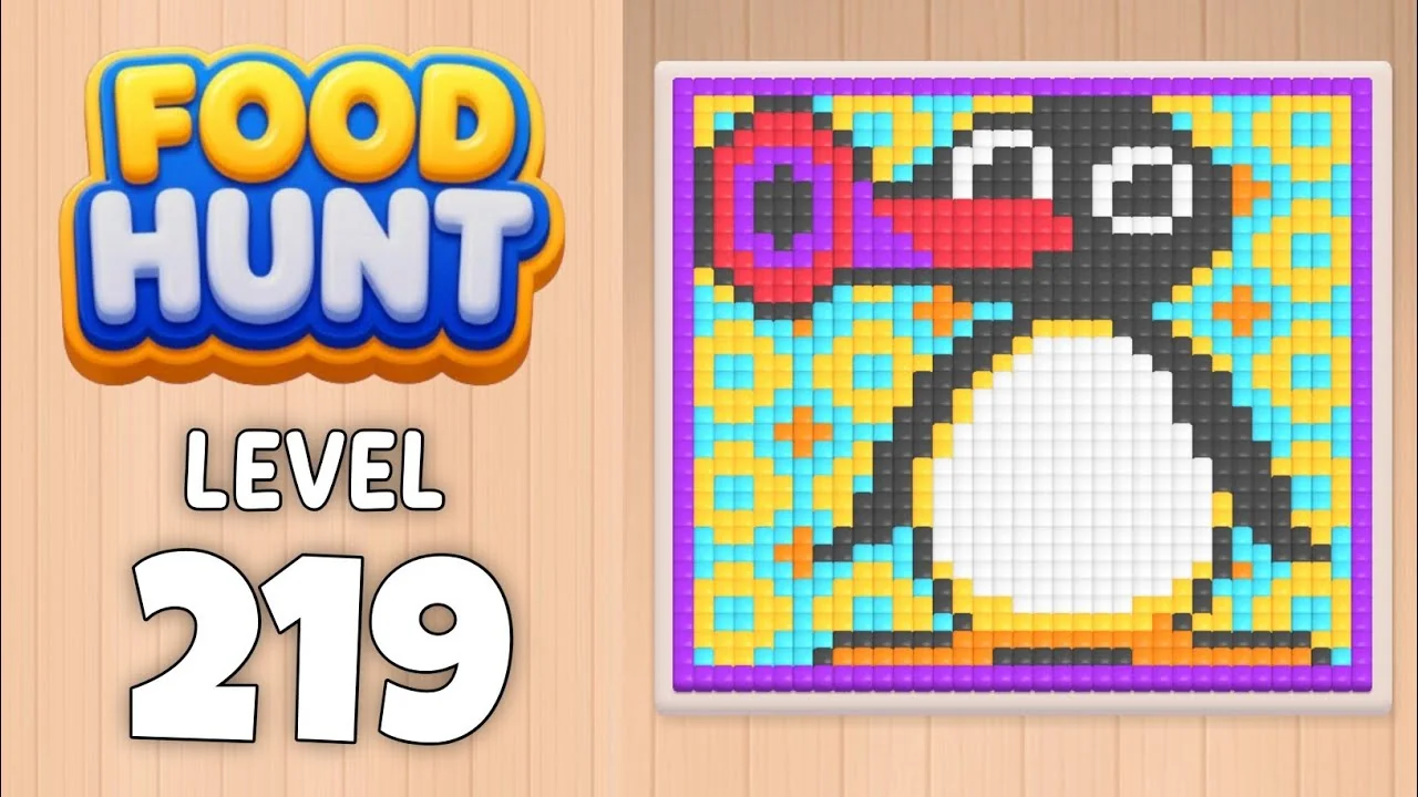 Food Hunt Level 219 board layout