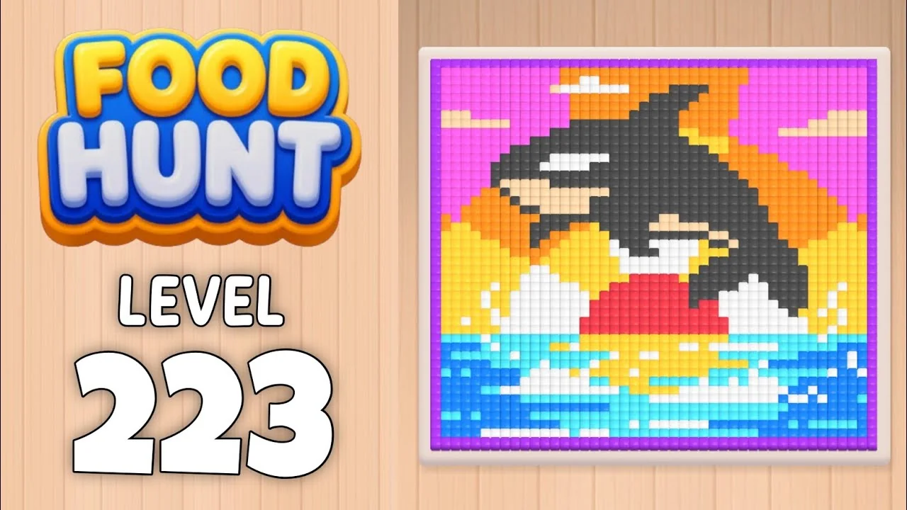 Food Hunt Level 223 board layout