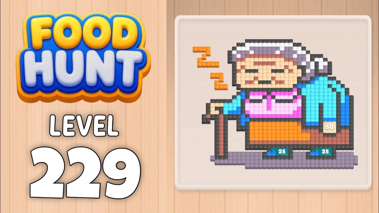Food Hunt Level 229 board layout