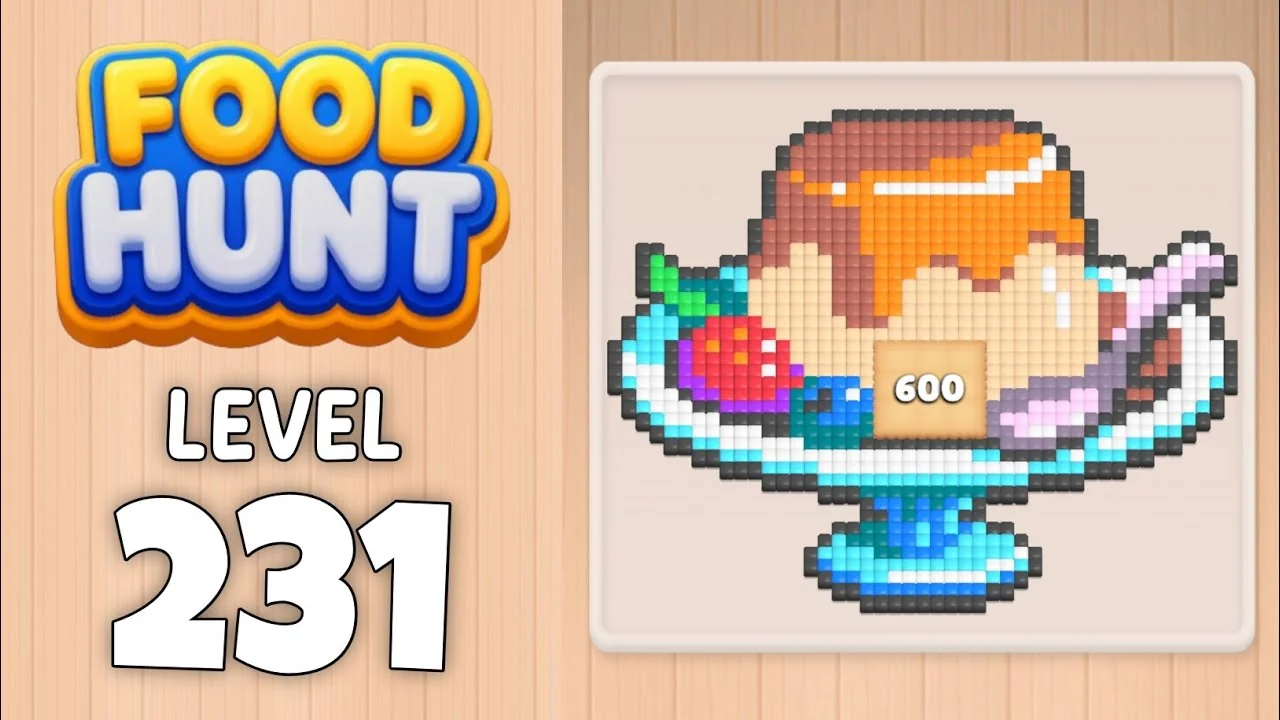 Food Hunt Level 231 board layout