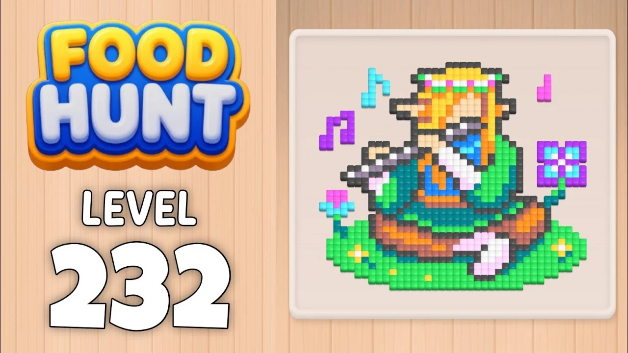 Food Hunt Level 232 board layout