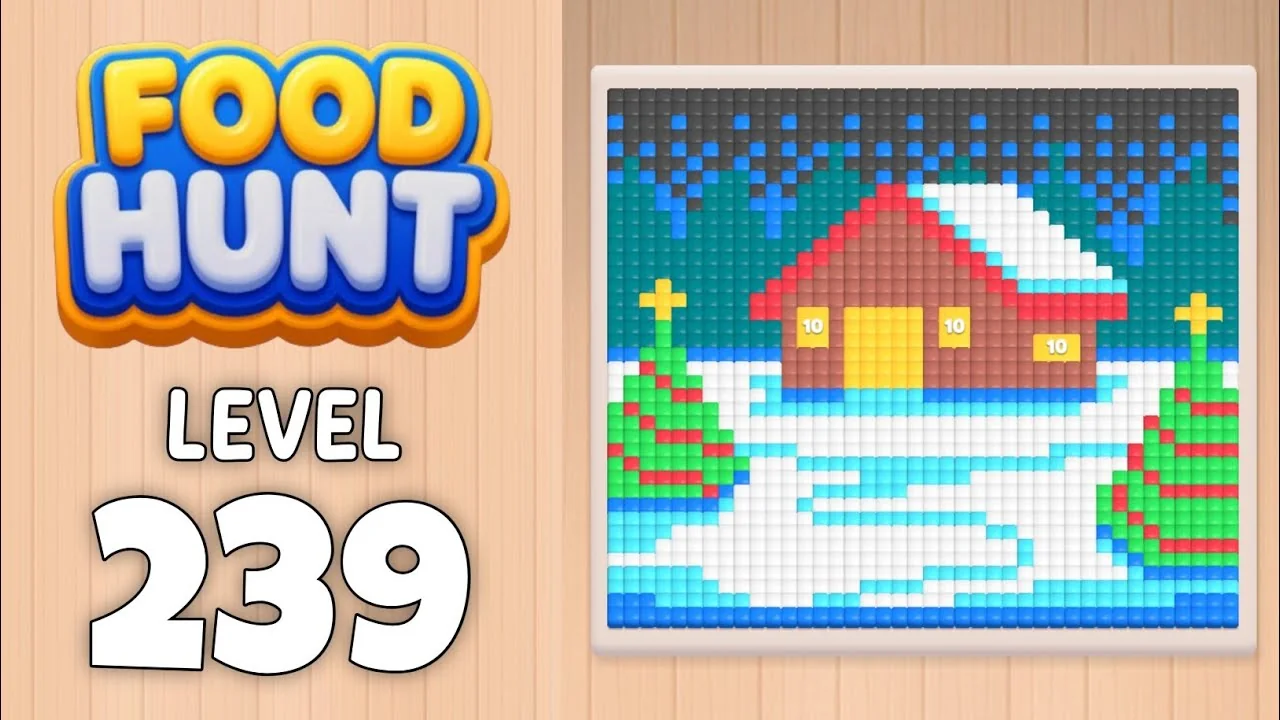 Food Hunt Level 239 board layout