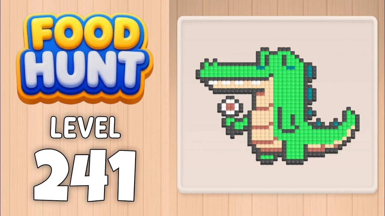 Food Hunt Level 241 board layout