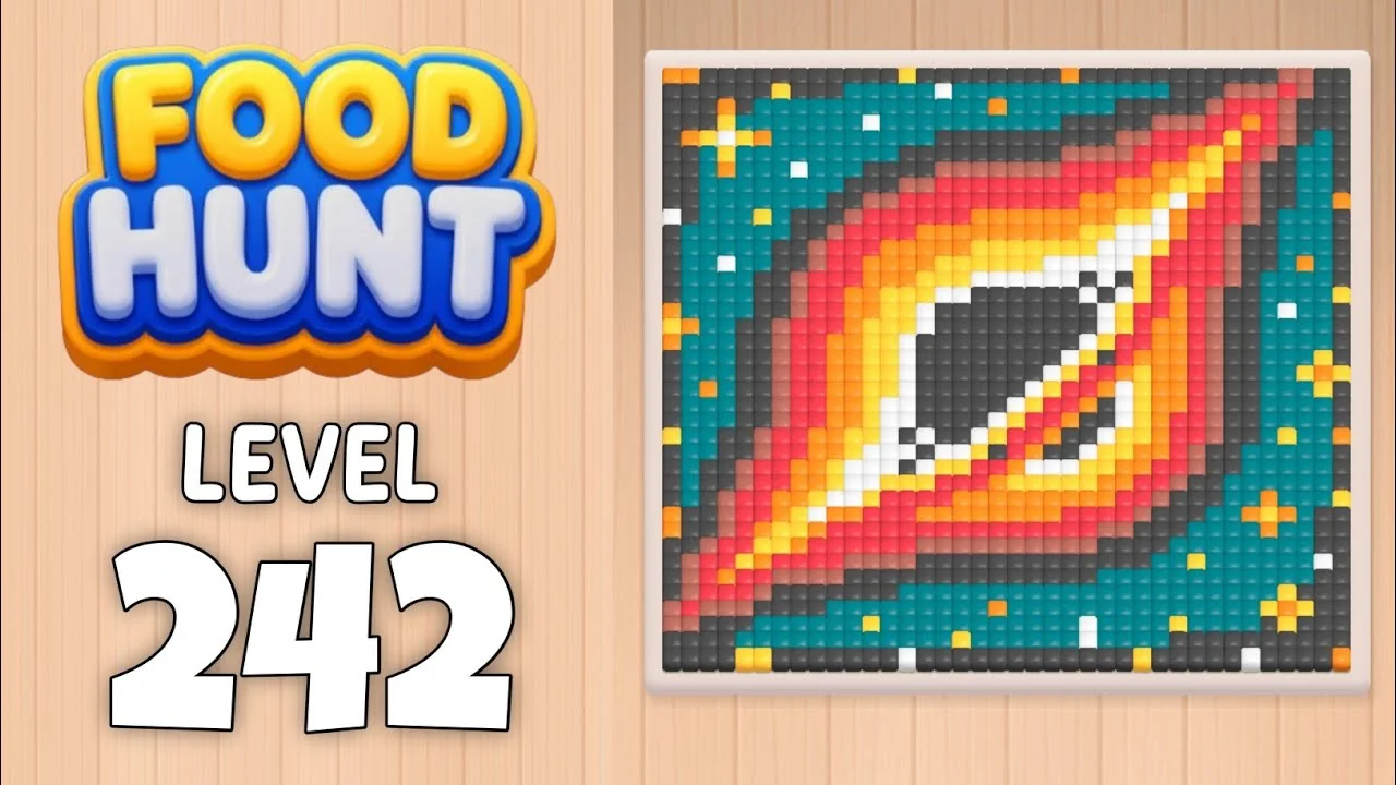 Food Hunt Level 242 board layout