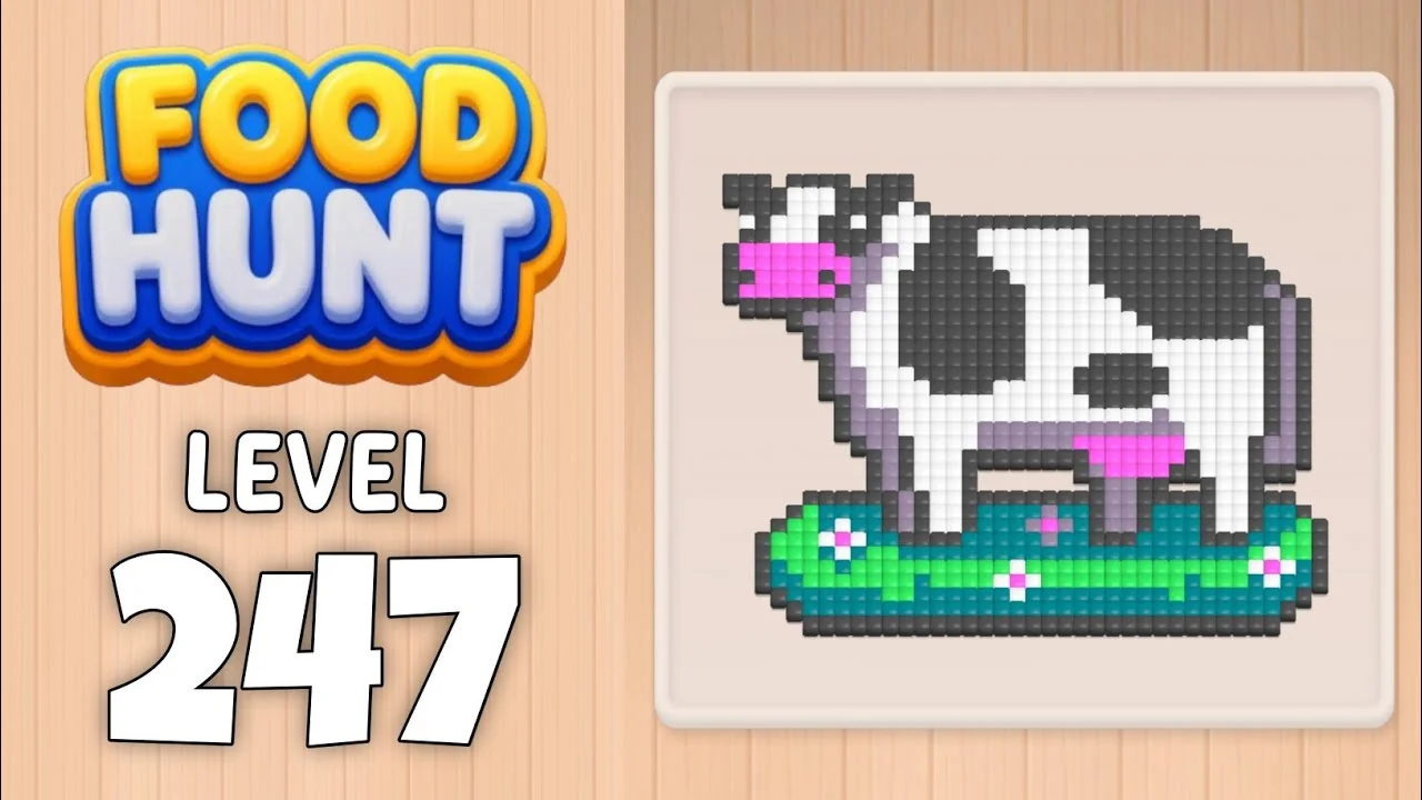 Food Hunt Level 247 board layout