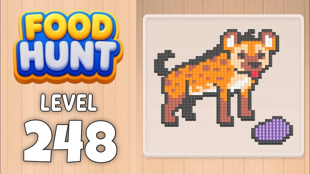 Food Hunt Level 248 board layout