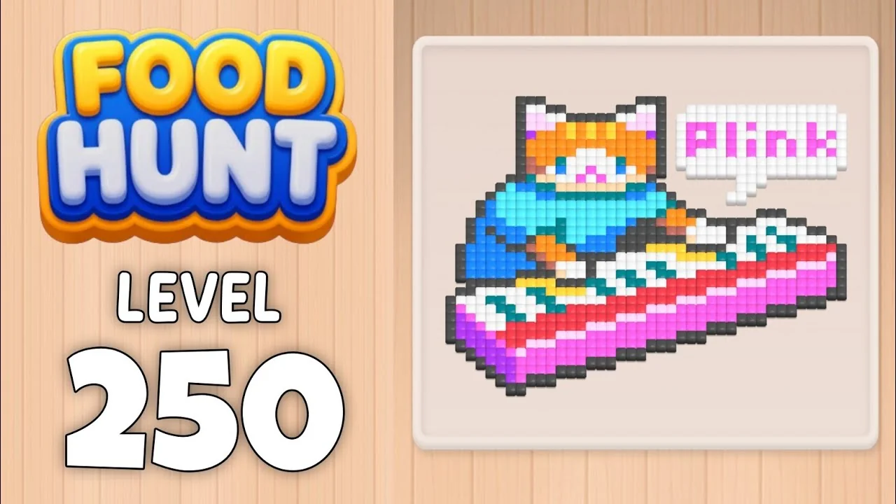 Food Hunt Level 250 board