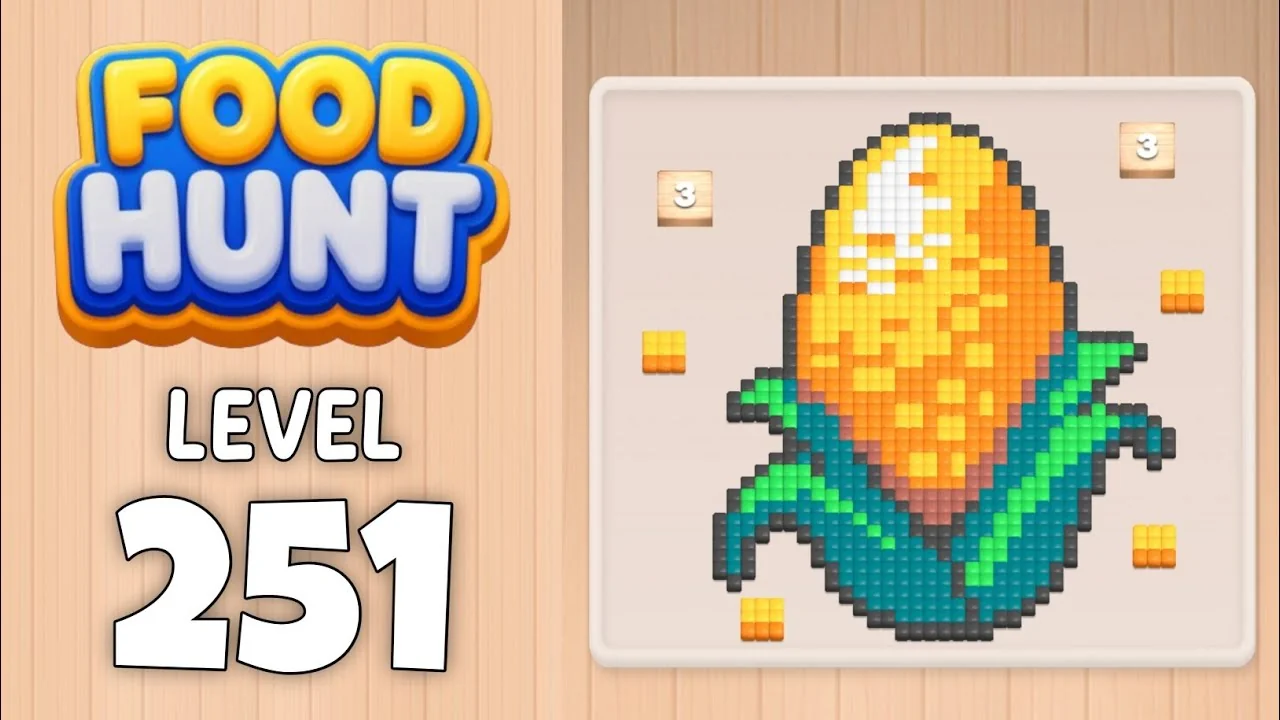 Food Hunt Level 251 board