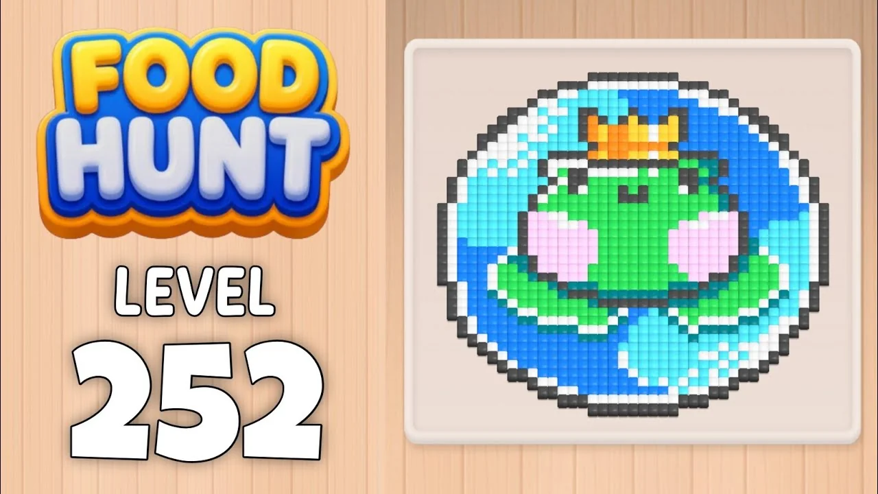 Food Hunt Level 252 board