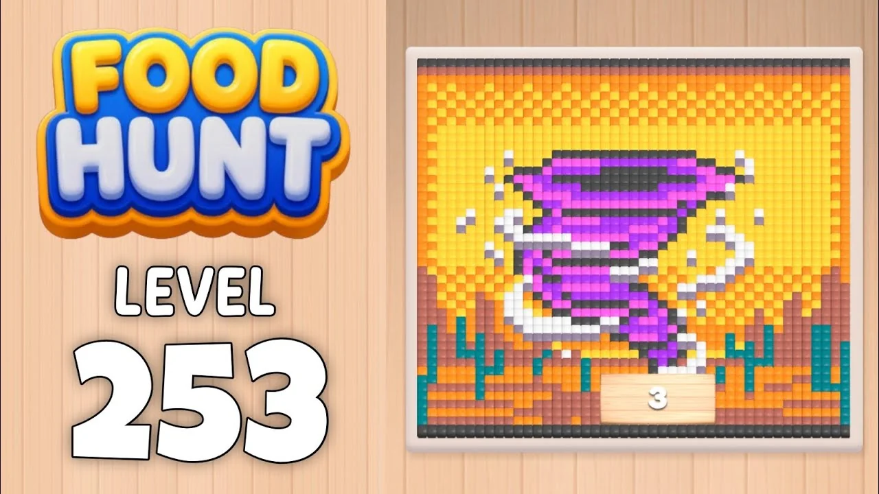 Food Hunt Level 253 board