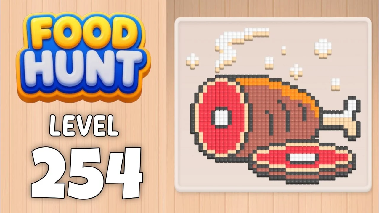Food Hunt Level 254 board
