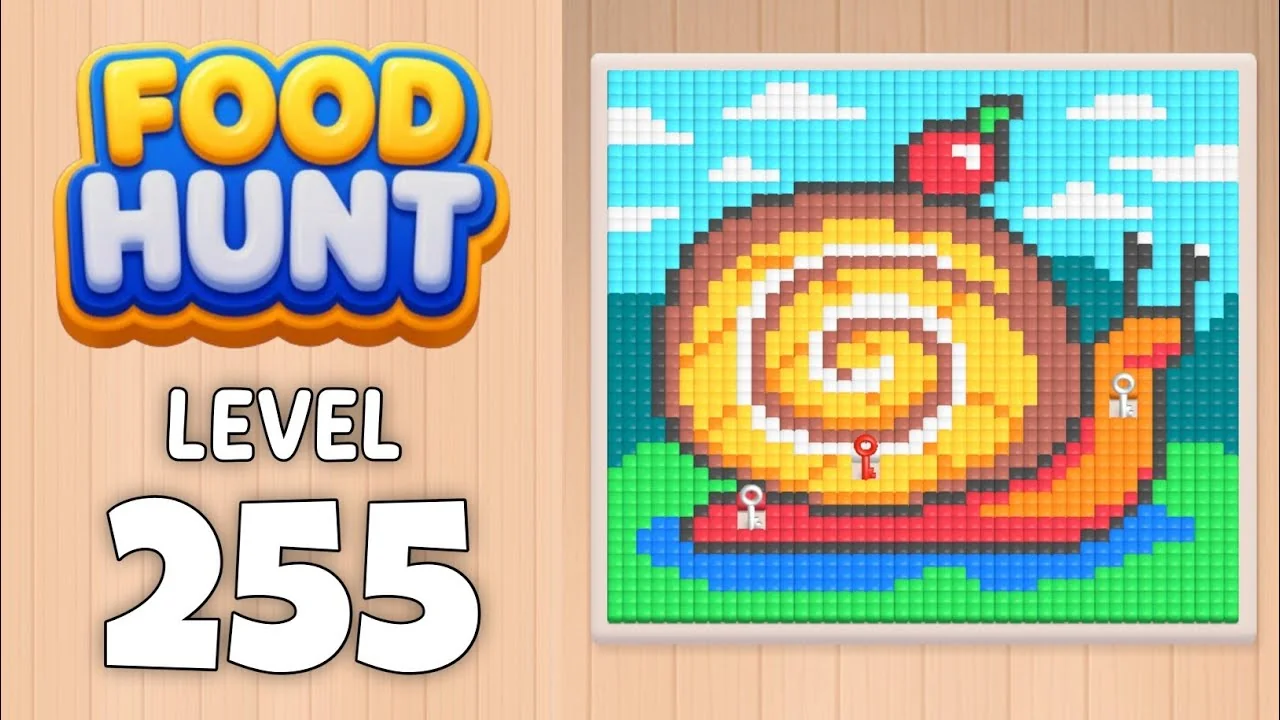 Food Hunt Level 255 board layout