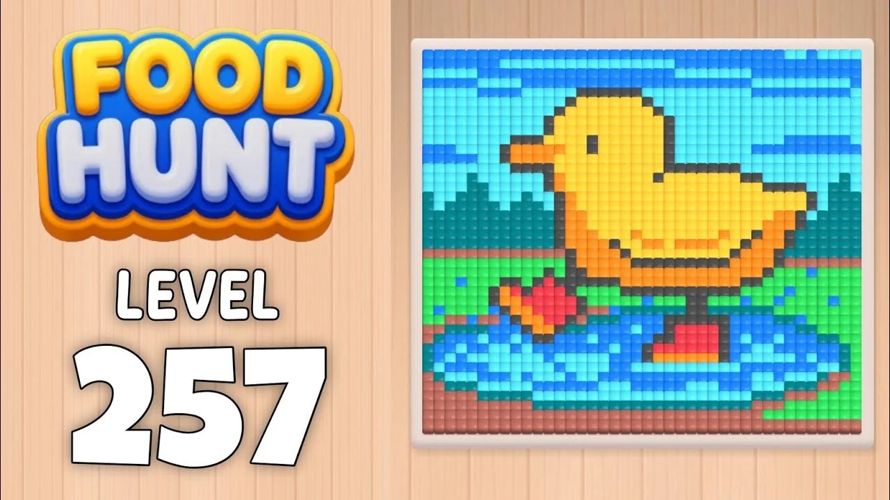 Food Hunt Level 257 board layout