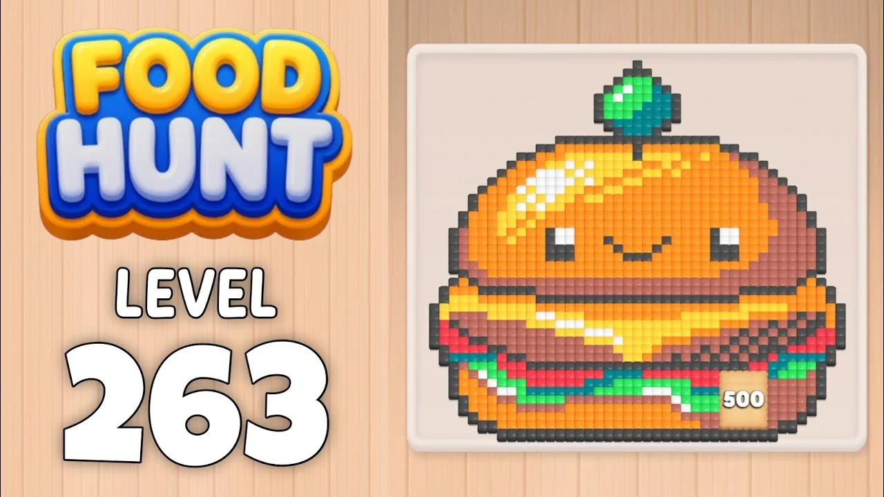 Food Hunt Level 263 board layout