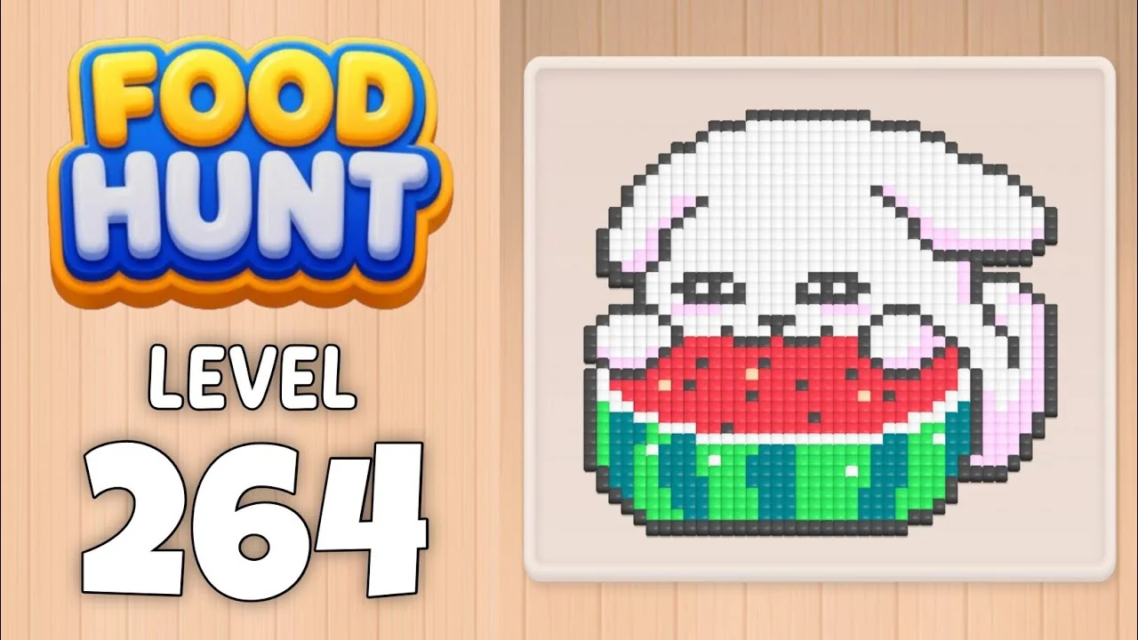 Food Hunt Level 264 board layout
