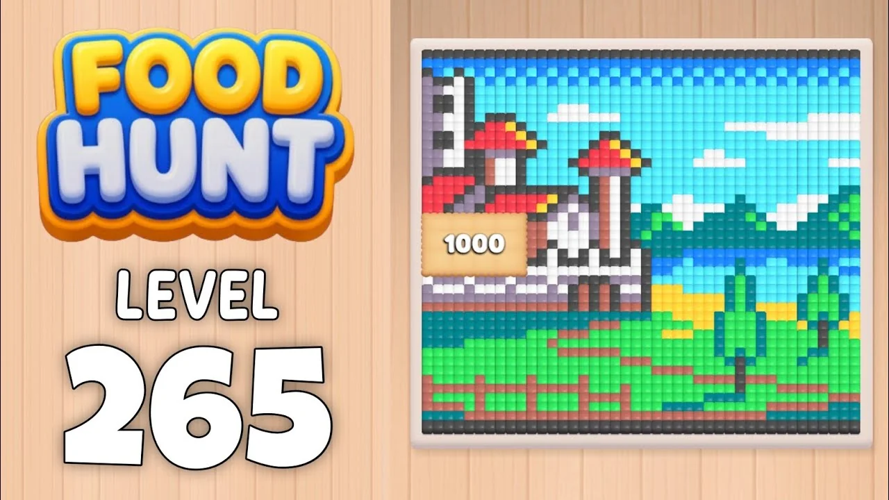 Food Hunt Level 265 board layout