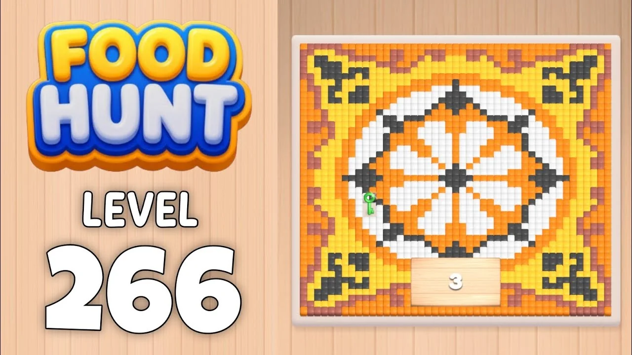 Food Hunt Level 266 board layout
