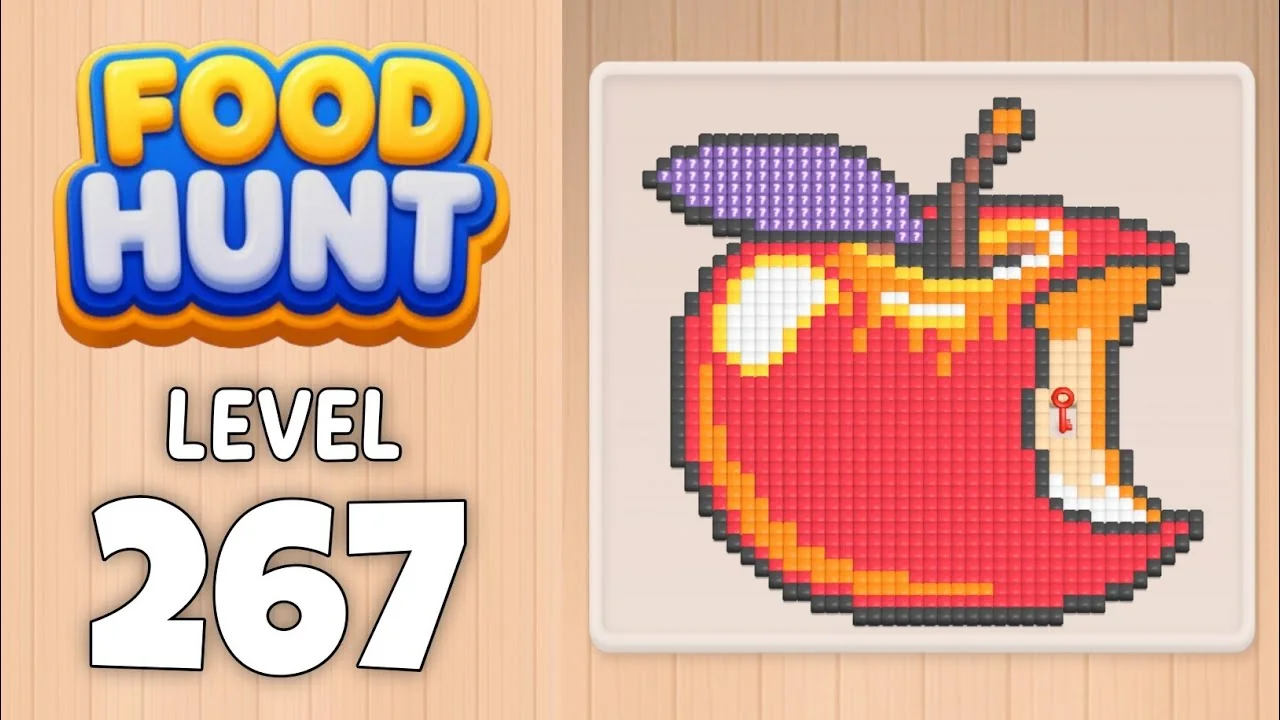 Food Hunt Level 267 board layout