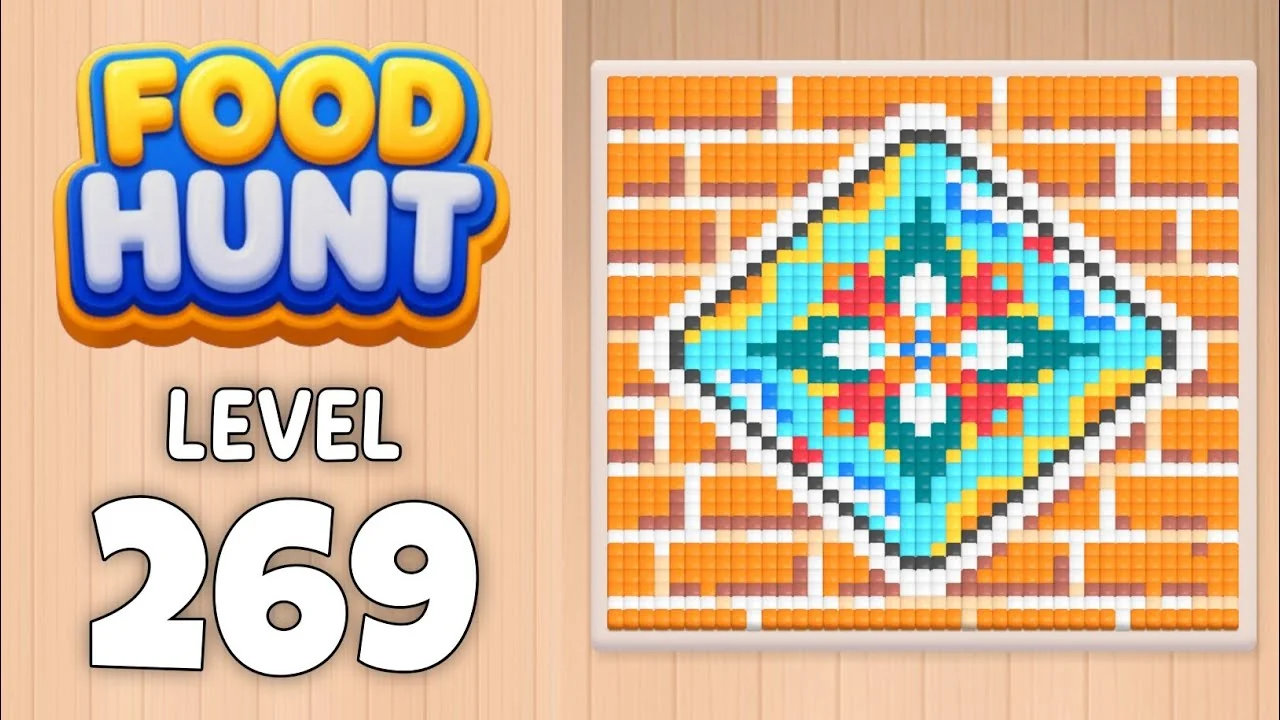 Food Hunt Level 269 board layout