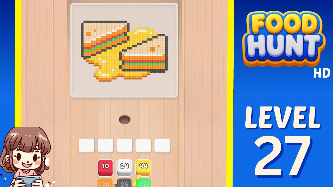 Food Hunt Level 27 board layout