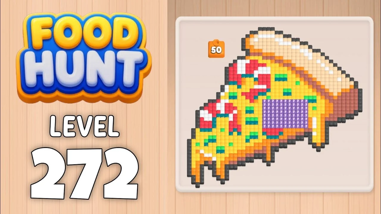 Food Hunt Level 272 board layout