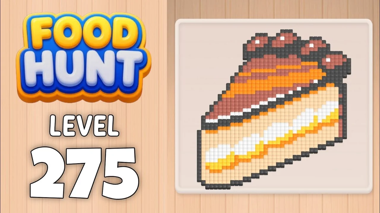 Food Hunt Level 275 board layout