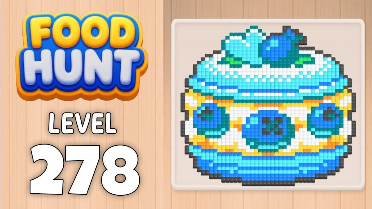 Food Hunt Level 278 board layout