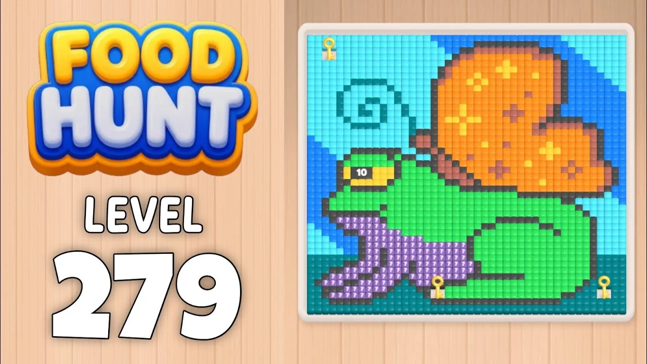 Food Hunt Level 279 board layout