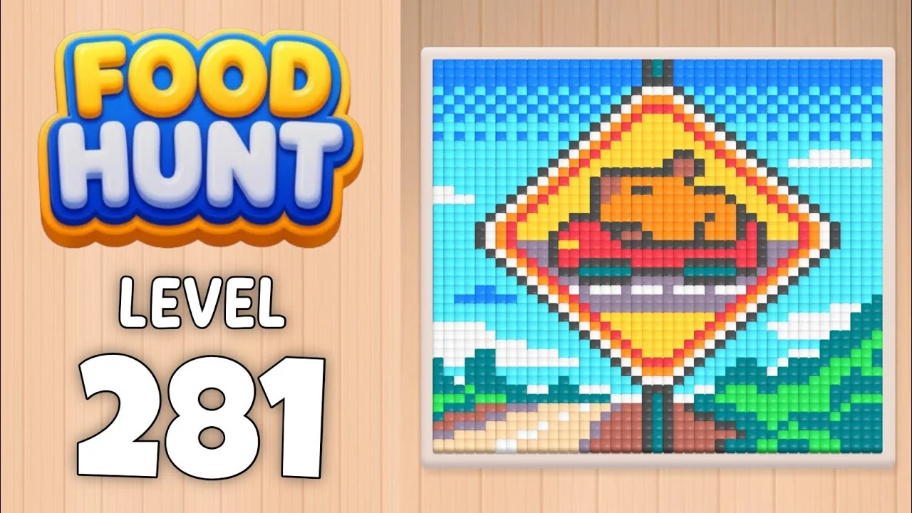 Food Hunt Level 281 board layout