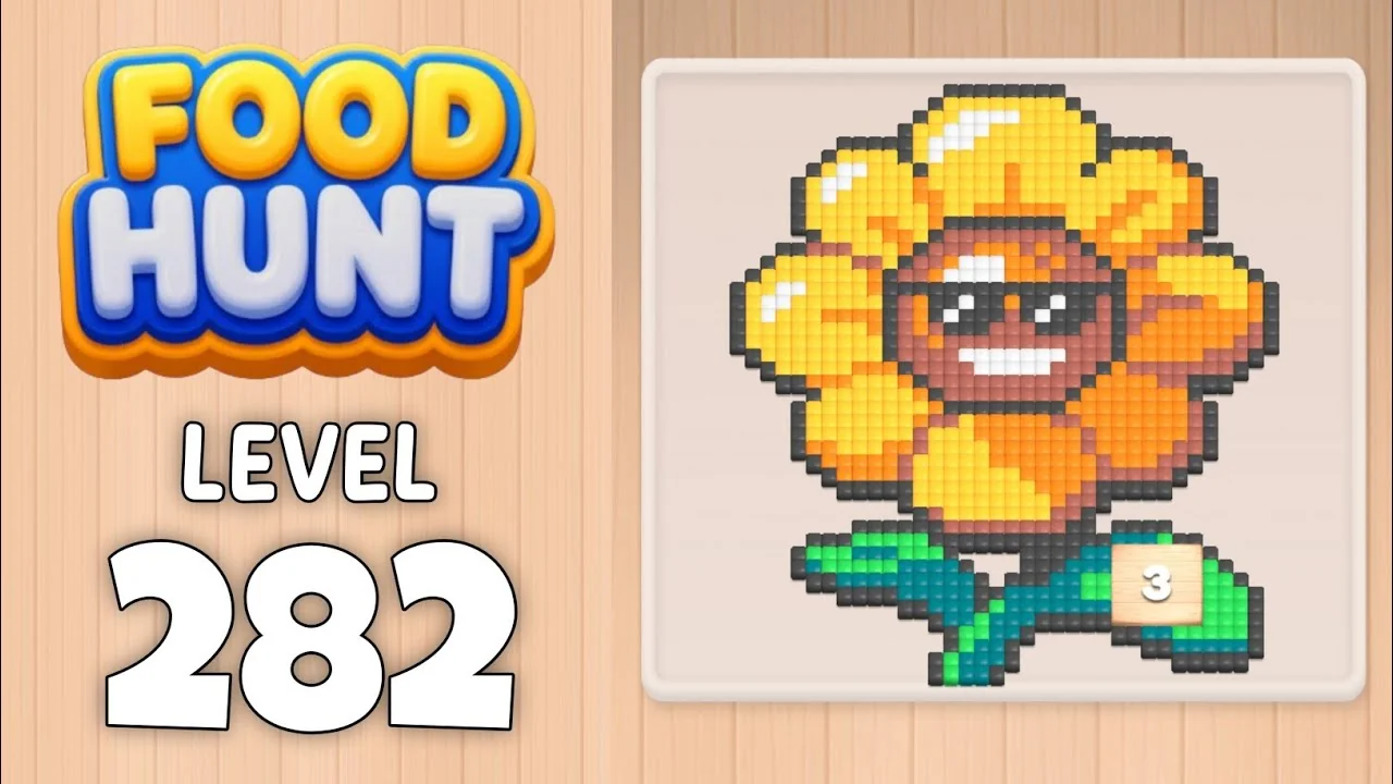 Food Hunt Level 282 board layout