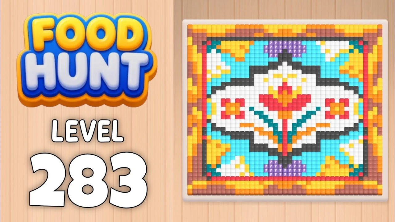 Food Hunt Level 283 board layout