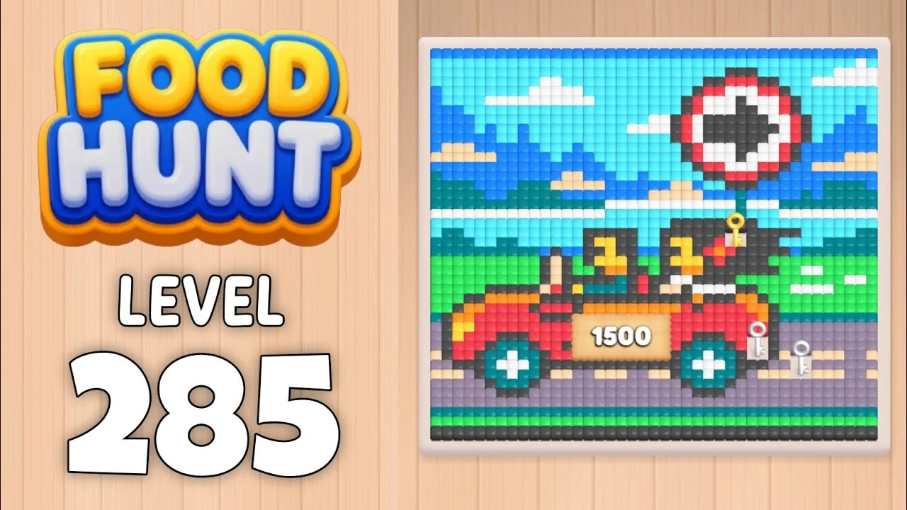 Food Hunt Level 285 board layout