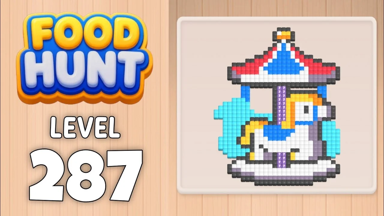 Food Hunt Level 287 board layout