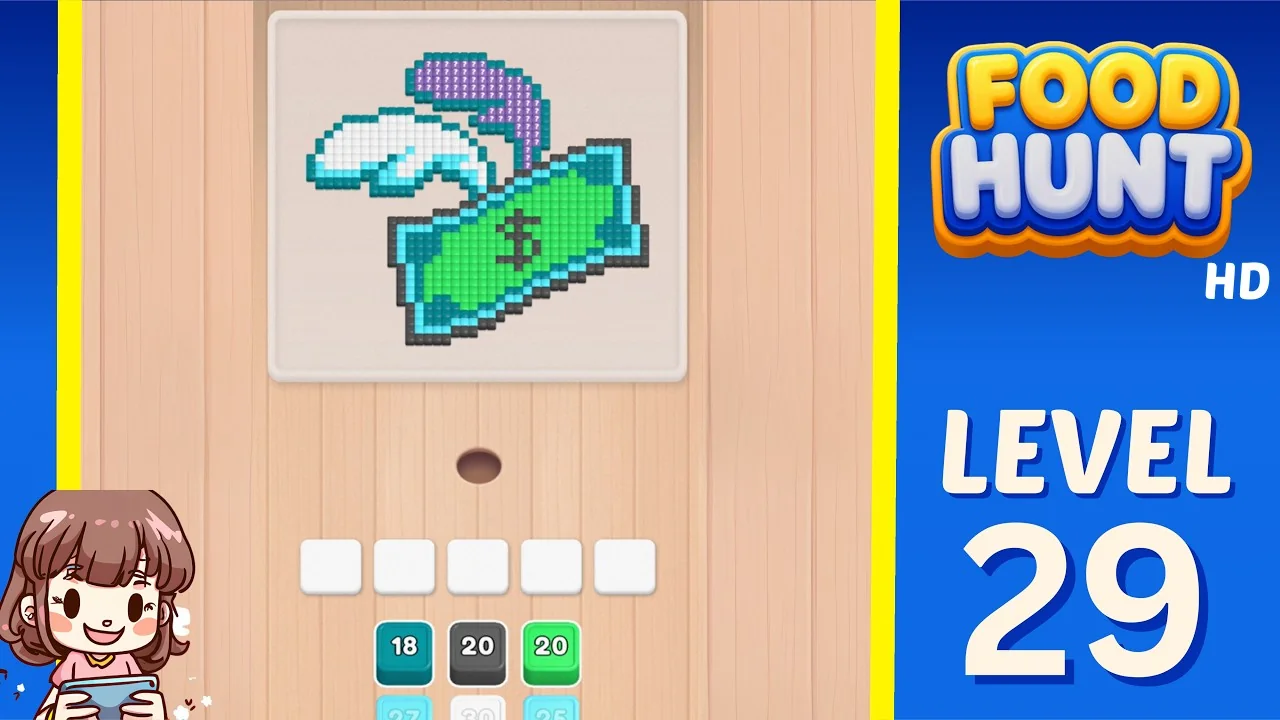 Food Hunt Level 29 board layout
