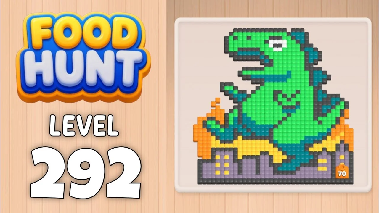 Food Hunt Level 292 board layout