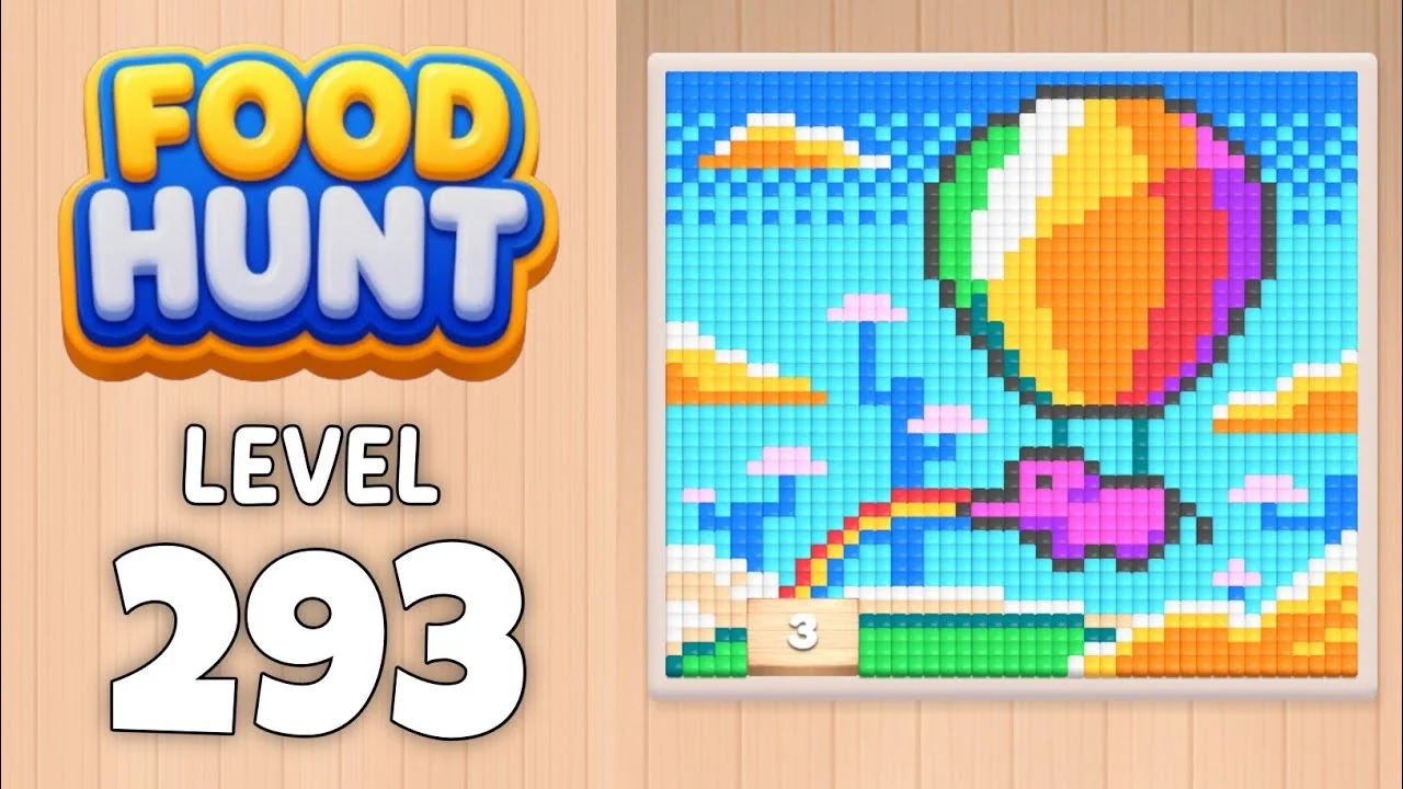 Food Hunt Level 293 board layout