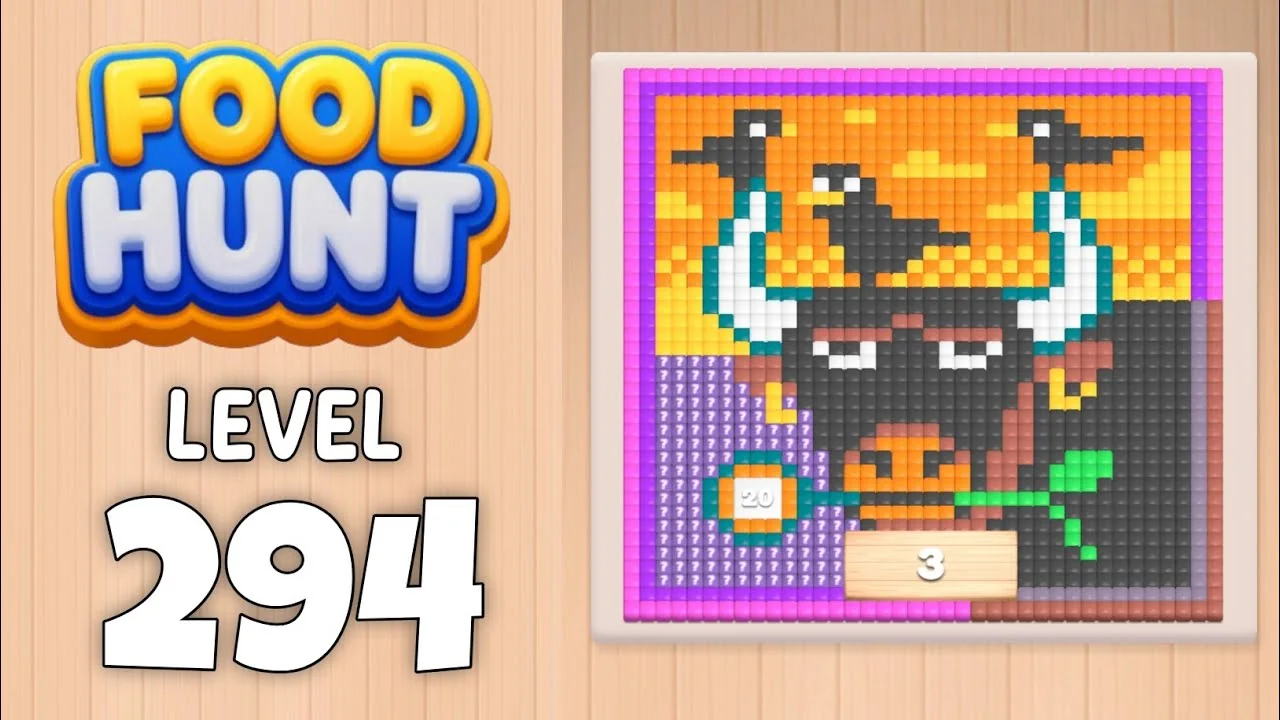 Food Hunt Level 294 board layout