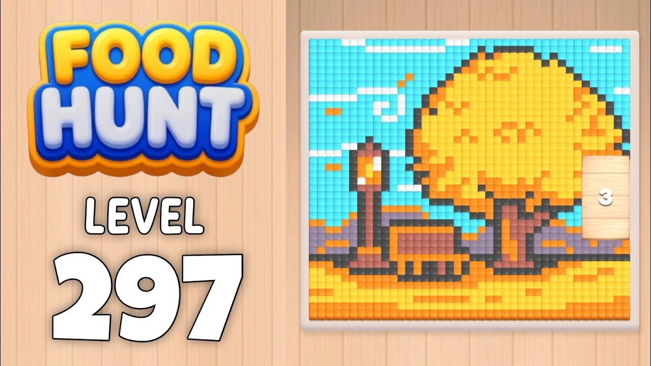 Food Hunt Level 297 board layout