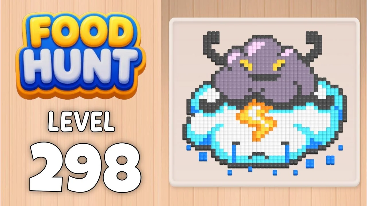 Food Hunt Level 298 board layout