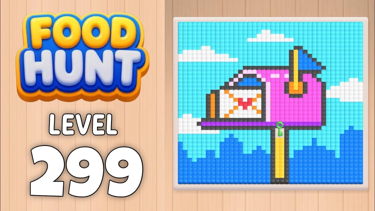 Food Hunt Level 299 board layout