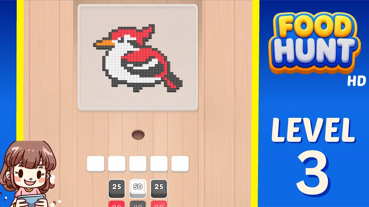 Food Hunt Level 3 board