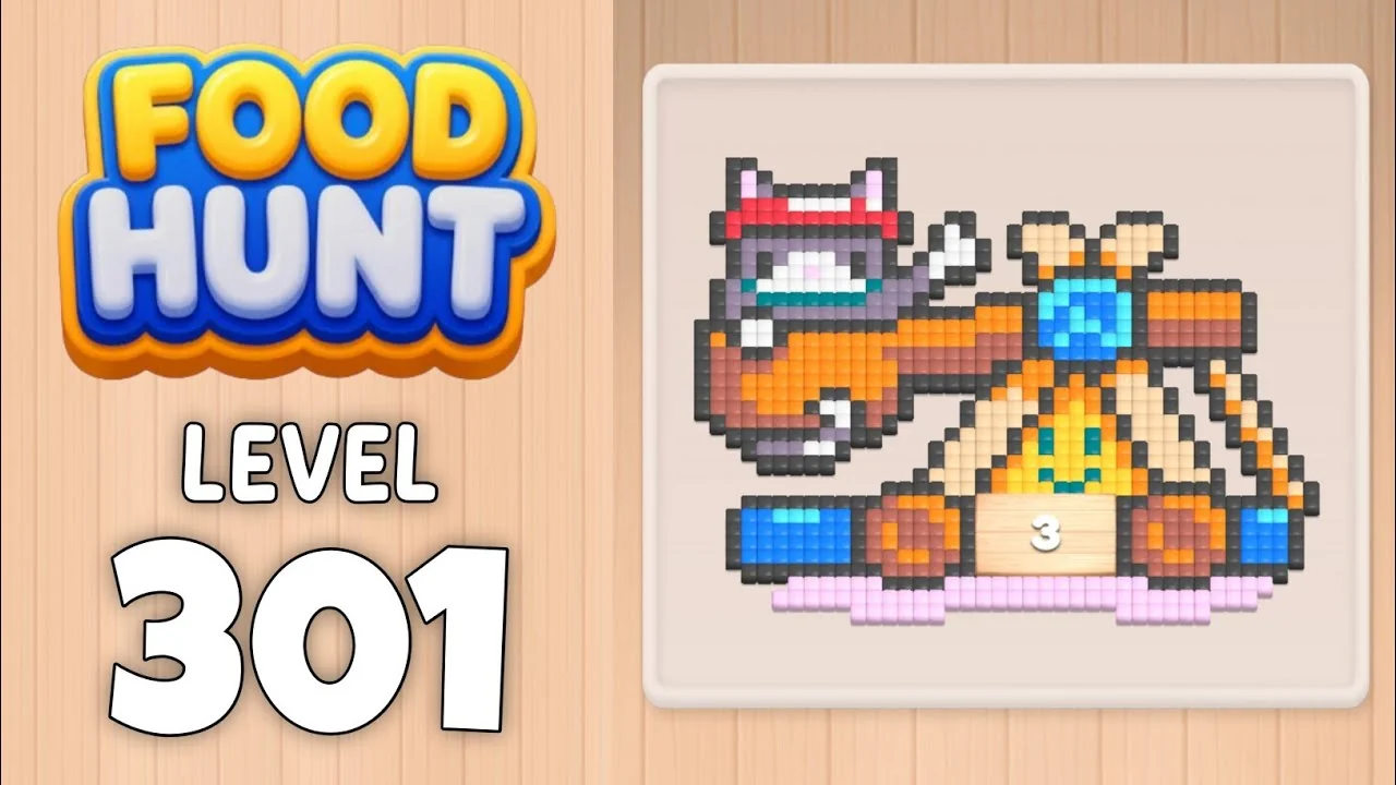 Food Hunt Level 301 board layout
