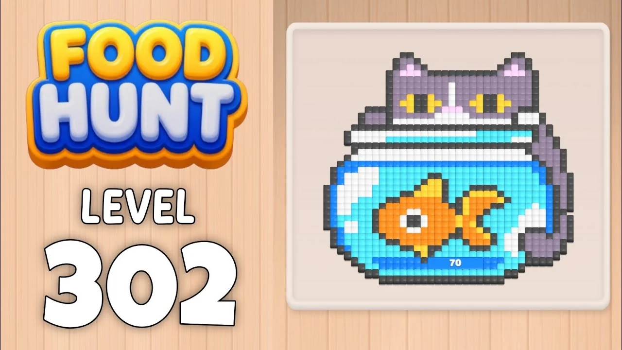 Food Hunt Level 302 board layout