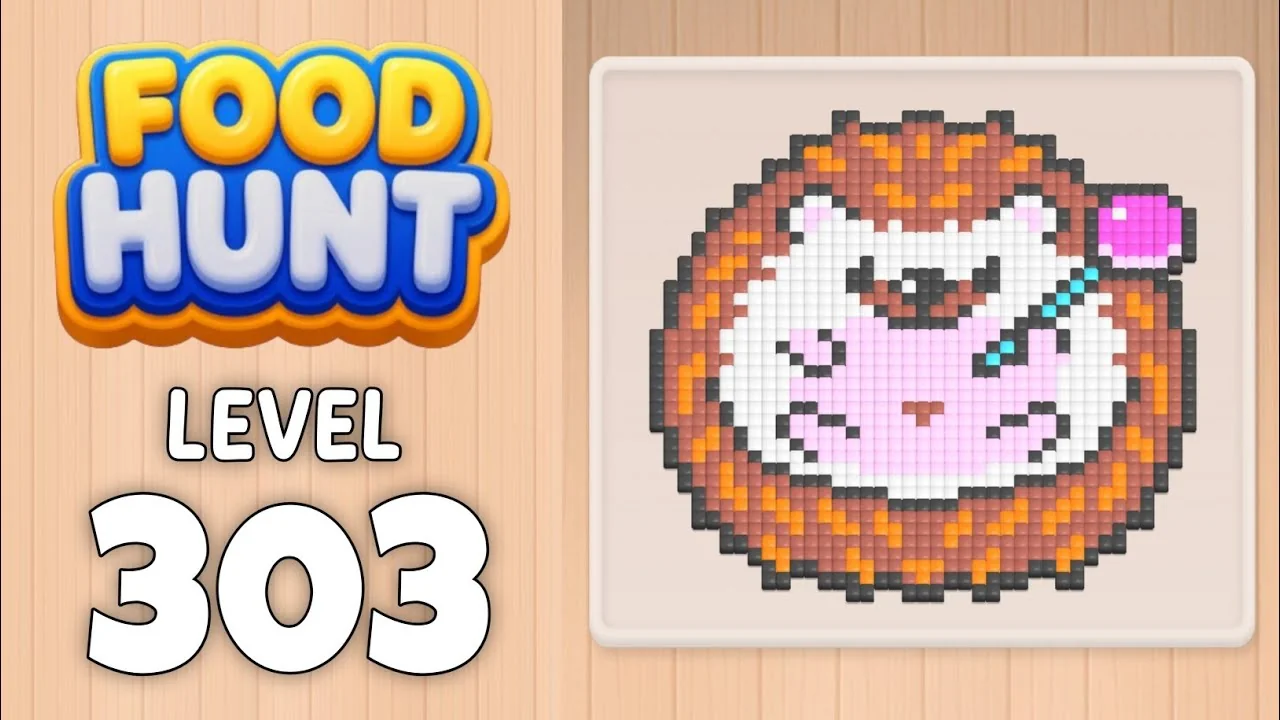 Food Hunt Level 303 board layout