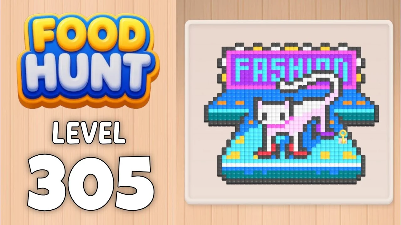 Food Hunt Level 305 board layout