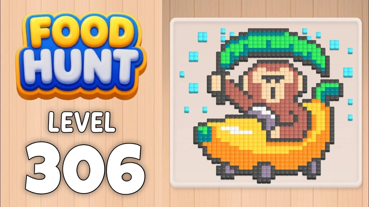 Food Hunt Level 306 board layout