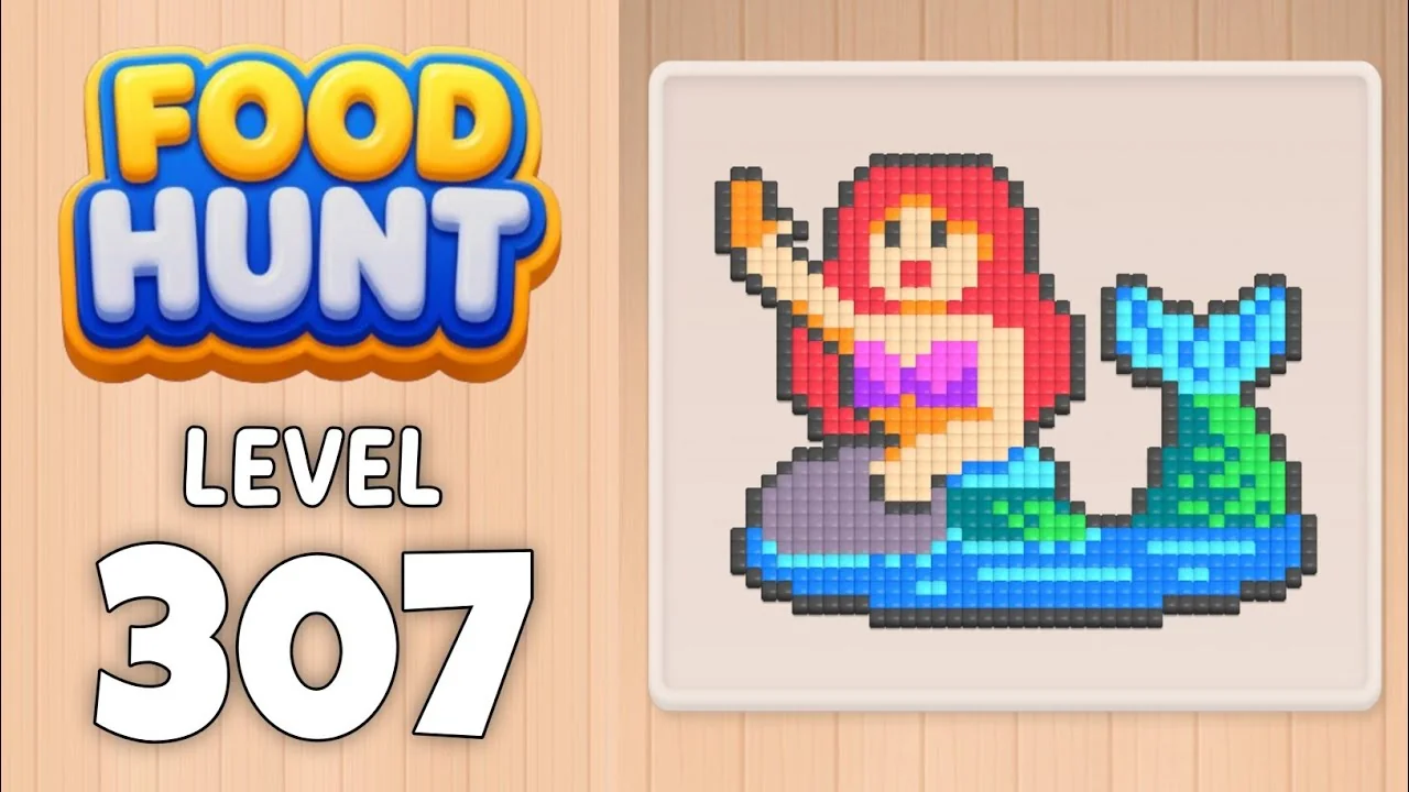 Food Hunt Level 307 board layout