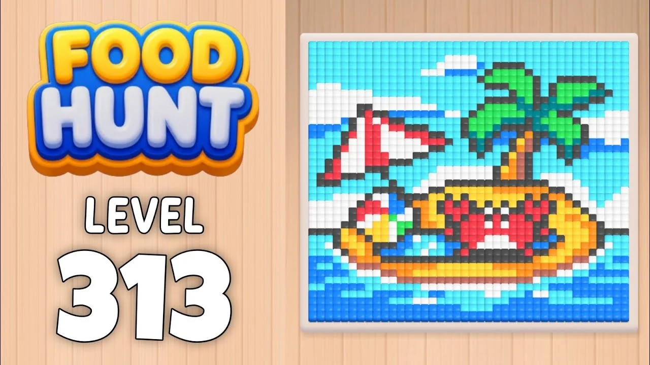 Food Hunt Level 313 board layout